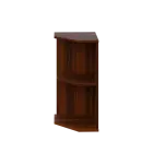 LZ 2 - 3 kancelářská skříň, rohová, levá, 750x360x450, ořech královský